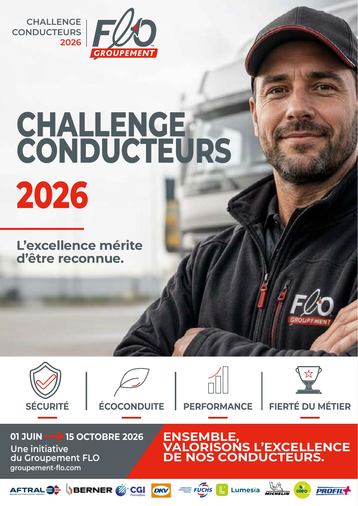 Challenge Conducteurs FLO 2026 : mettre à l'honneur celles et ceux qui font vivre notre métier Challenge Conducteurs FLO 2026 - Transports Poulain