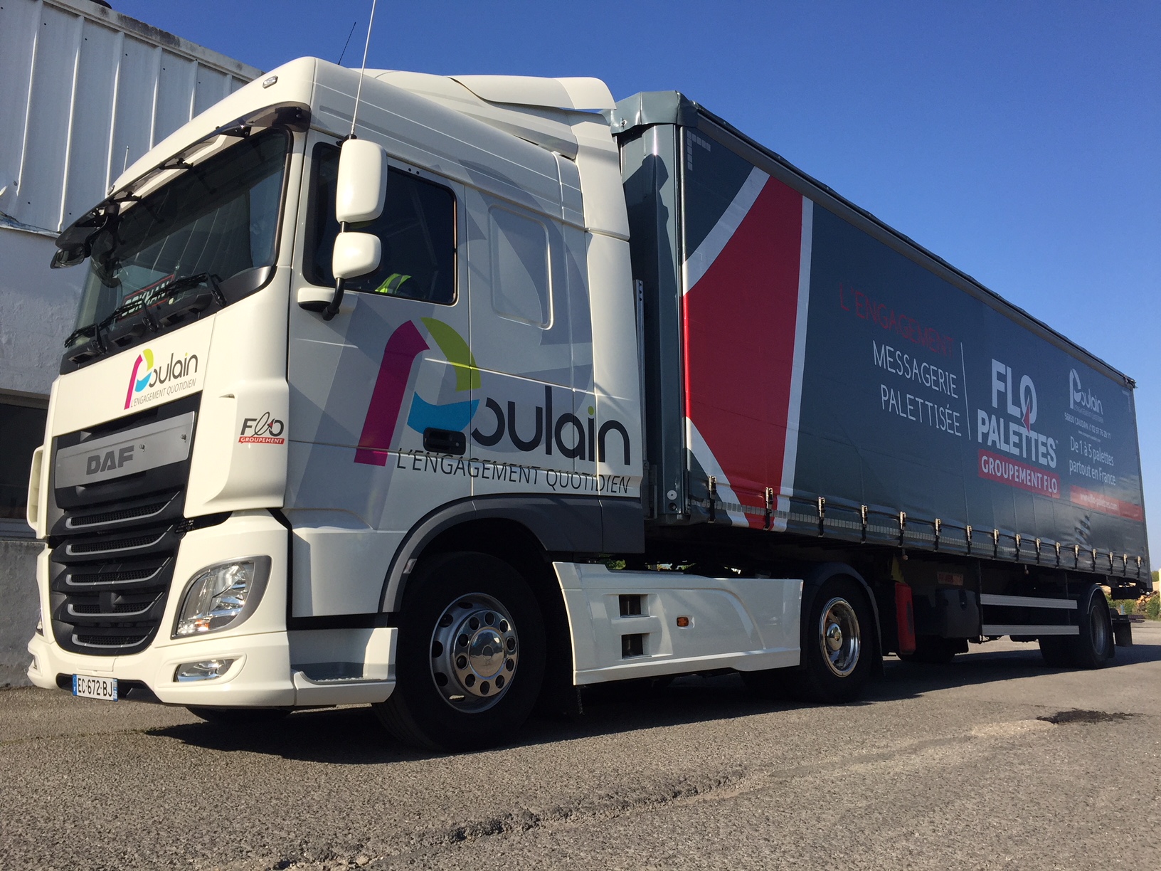 01 Camion Semi Flo Palettes Poulain
